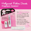 Hollywood Fashion Secrets Fragrance Atomizer, Leak-Proof, Dispensable, Reusable, Mini Perfume Spray