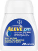 Aleve PM Pain Reliever Nighttime Sleep-Aid Caplets, 20 ea (Pack of 2)