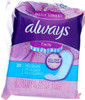 Always Thin Pantiliners Regular Unscented 20 Each (Pack of 4)