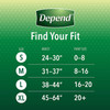 Depend Night Defense Incontinence Overnight Underwear for Women, L, (Packaging May Vary)