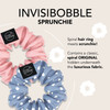 invisibobble Sprunchie Spiral Hair Ring - Dot's It and No Morals, But Corals- 2 Pack- Scrunchie Stylish Bracelet, Strong Elastic Grip Coil Accessories for Women - Gentle for Girls Teens and Thick Hair