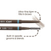 JOAH Brow Down To Me Precision Brow Pencil with Built-In Spoolie, Medium Brown