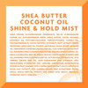Cantu Coconut Oil Shine & Hold Mist with Shea Butter for Natural Hair, 8 fl oz