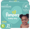 Diapers Size 6, 21 Count - Pampers Baby Dry Disposable Baby Diapers, Jumbo Pack  (Packaging & Prints May Vary)