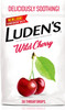 Luden's Wild Cherry Throat Drops | Deliciously Soothing | 30 Drops | 1 Bag