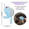 Wet Brush Plush Kid's Detangler (Narwhal Unicorn) with Soft IntelliFlex Bristles for All Hair Types