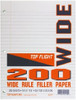 Top Flight Filler Paper, 10.5 x 8 Inches, Wide Rule, 200 Sheets (12110)