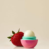 eos 100% Natural & Organic Lip Balm- Strawberry Sorbet, All-Day Moisture, Dermatologist Recommended for Sensitive Skin, Lip Care Products, 0.25 oz