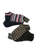 Legwear Essentials Womens Socks, Assorted Stripes As Pictured, One Size, 4 Pairs