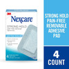 Nexcare Strong Hold Pain-Free Removal Adhesive Pad SSD34, 3 in x 4 in (76,2 mm x 101 mm)