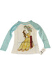 Disney Princess Belle and Books Long Sleeve T-Shirt, Size XS 4-5