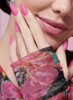 Kiss Gel Fantasy Long Length Matte Pink Nails (Coffin Shape) FS12X Te Amo, Limited Edition (1 Pack)