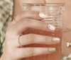 Kiss ImPress Press-On Manicure Shiny Olive Green Short Length Nails IMX39X Spring is Coming (Leaf Accent Nails), 1.0 Fl Oz