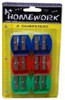 A+ Homework Pencil Sharpeners - 6 pack - Dual Blades