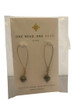 Akola Project One Bead One Hope Dangling Earrings - Black/White