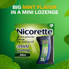 Nicorette Mini Lozenge Mint Stop Smoking Aid, 2 mg, 20 ct