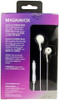 Magnavox MHP4857-WH Ear Buds with Microphone in White | Available in Black & White | Ear Buds Wired with Microphone| Extra Value Comfort Stereo Earbuds Wired | Durable Rubberized Cable |