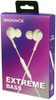 Magnavox MHP4857-WH Ear Buds with Microphone in White | Available in Black & White | Ear Buds Wired with Microphone| Extra Value Comfort Stereo Earbuds Wired | Durable Rubberized Cable |