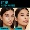 Maybelline Fit Me Matte + Poreless Liquid Foundation Makeup, 332 Golden Caramel