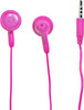 Magnavox MHP4820M-PK Gummy Earbuds with Microphone in Pink | Available in Pink, Purple, White, Black, & Blue | Earbuds Gummy | Extra Value Comfort Stereo Earbuds | Durable Rubberized Cable |