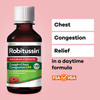Robitussin Adult Maximum Strength Cough + Chest Congestion DM Max (8 fl. oz. Bottle), Non-Drowsy Cough Suppressant & Expectorant, Raspberry Flavor