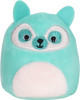 Squishville by Squishmallows SQM0204 by Original Squishmallows Party Set-2-Inch Lance The Teal Lemur Plush, Inflatable Pool Tube and Woven Bag Accessories-Toys for Kids, Multi