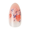 KISS LoveShackFancy x imPRESS Press-On Manicure Limited Edition, Style "Citrus Candy" Medium Almond Pink Press-On Nails, Includes Prep Pad, Mini Nail File, Cuticle Stick, & 30 Fake Nails