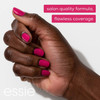 essie Salon-Quality Nail Polish, 8-Free Vegan, 1765 Midnight Delight, 0.46 fl oz