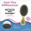 Wet Brush Squirt Detangler Hair Brushes - Jade, Geo - Mini Detangling Brush with Ultra-Soft IntelliFlex Bristles Glide Through Tangles with Ease - Pain-Free Comb for All Hair Types
