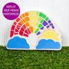 Creative Roots Paint Your Own Rainbow Stepping Stone Craft Kits for Kids, Ceramics to Paint, Ages 6+