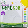 Creative Roots Paint Your Own Rainbow Stepping Stone Craft Kits for Kids, Ceramics to Paint, Ages 6+