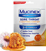 Mucinex InstaSoothe Sore Throat + Soothing Comfort Honey & Echinacea Flavor, Fast Acting, Powerful Sore Throat Oral Pain Reliever, 40 Medicated Drops