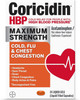 Coricidin HBP, Decongestant-Free Cold Symptom Relief for People with High Blood Pressure, Maximum Strength, Flu & Chest Congestion Liquid Gels, 24 Count