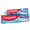 Colgate Max Fresh with Whitening Toothpaste with Mini Breath Strips, Cool Mint Toothpaste for Bad Breath, 6.3 Oz Tube