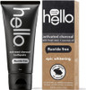 Hello Activated Charcoal Epic Teeth Whitening Fluoride Free Toothpaste, Fresh Mint and Coconut Oil, Vegan, SLS Free, Gluten Free and Peroxide Free, 4 Ounce Hello Activated Charcoal Epic Teeth Whitening Fluoride Free Toothpaste, Fresh Mint and Coconut Oil, Vegan, SLS Free, Gluten Free and Peroxide Free, 4 Ounce
