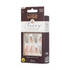 KISS Premium Classy Fake Nails - Stay Modish, Long & Square, Super Glam, Jewel Accents, Waterproof, Smudge Proof, No Dry Time, Durable, Takes Minutes, Quick & Easy | 30 Count