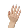 KISS Premium Classy Fake Nails - Stay Modish, Long & Square, Super Glam, Jewel Accents, Waterproof, Smudge Proof, No Dry Time, Durable, Takes Minutes, Quick & Easy | 30 Count