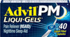 Advil PM Pain Reliever and Nighttime Sleep Aid, Pain Medicine with Ibuprofen for Pain Relief and Diphenhydramine Citrate for a Sleep Aid