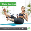 Gaiam Pilates Coreplus Reformer Resistance Band Kit - Home Fitness Equipment for Total Body Workout - Helps to Target Muscles, Tone, and Build Resistance - Comfort Grips (Includes Digital Workout)