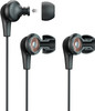 JLAB Audio JBuds2 Premium in-Ear Earbuds Guaranteed Fit, Guaranteed for Life - Black