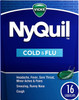 Vicks Nyquil Cold and Flu Nighttime Relief Liquid Capsules, 16 Count