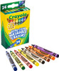 Crayola Washable Crayons, School Supplies, 24 Count