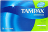 Tampax Cardboard Applicator Tampons, Super, 10/Box