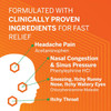 Flonase Headache and Allergy Relief Caplets with Acetaminophen 650 mg, Chlorpheniramine Maleate 4 mg and Phenylephrine HCl 10 mg Per 2 Caplet Dose - 96 Caplets