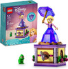LEGO Disney Princess Twirling Rapunzel 43214 Building Toy with Diamond Dress Mini-Doll and Pascal The Chameleon Figure, Wind Up Toy Rapunzel, Disney Collectible Toy for Girls & Boys Age 5+ Years Old