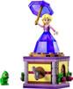 LEGO Disney Princess Twirling Rapunzel 43214 Building Toy with Diamond Dress Mini-Doll and Pascal The Chameleon Figure, Wind Up Toy Rapunzel, Disney Collectible Toy for Girls & Boys Age 5+ Years Old