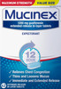 Mucinex Chest Congestion Maximum Strength 12 Hour Extended Release Tablets Relieves Chest Congestion Caused by Excess Mucus(OTC expectorant), 1200mg, 42 Count (Pack of 1)