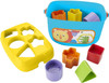 Fisher-Price Stacking Toy Baby's First Blocks Set of 10 Shapes for Sorting Play for Infants Ages 6+ Months, Multicolor