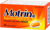 Motrin IB, Ibuprofen 200mg Tablets for Fever, Muscle Aches, Headache & Back Pain Relief, 24 Ct