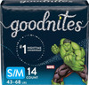 Goodnites Boys' Nighttime Bedwetting Underwear, Size S/M (43-68 lbs), 14 Ct